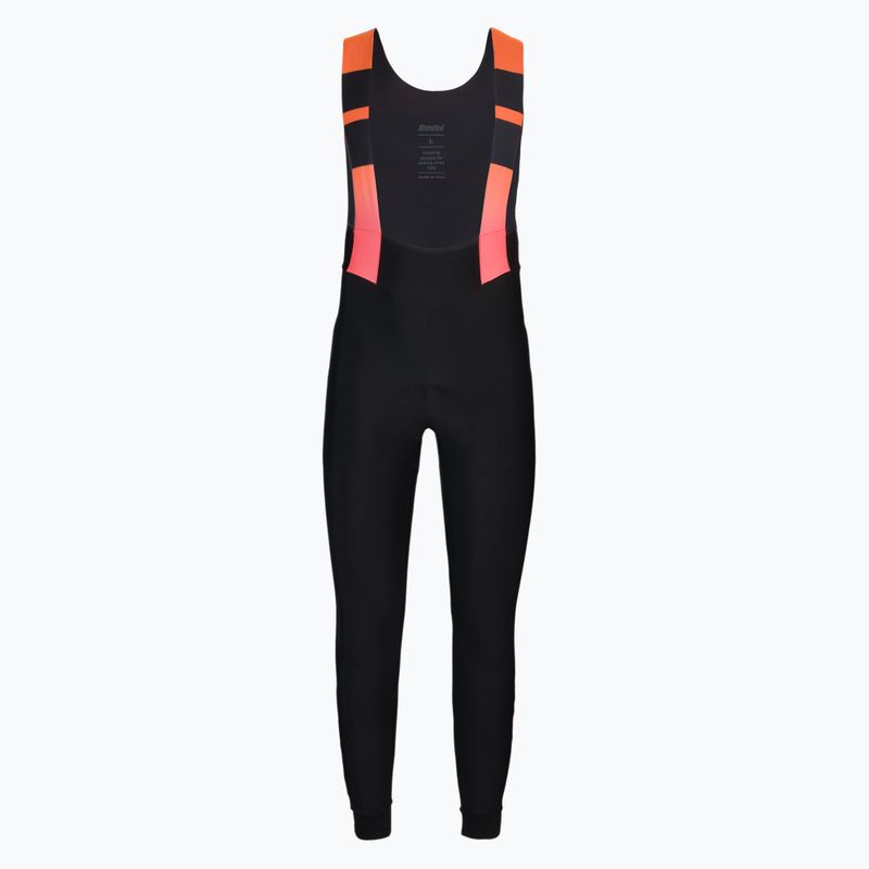 Santini Command Super Warm men's cycling trousers black 2W1180NATCOMM