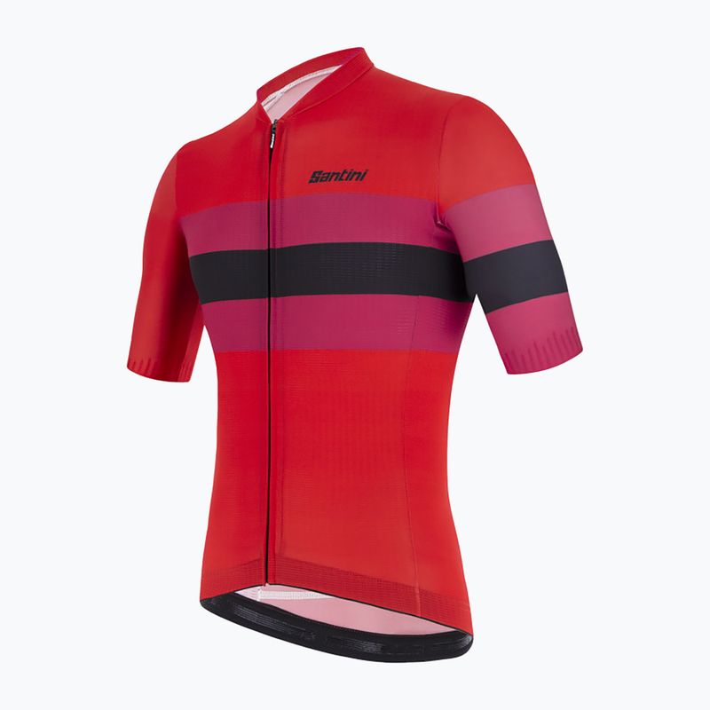Santini Ecosleek Bengal men's cycling jersey red 2S94475CESLKBENGRSS 2