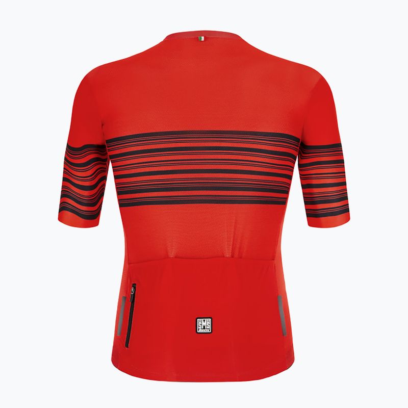 Santini Tono Profilo men's cycling jersey red 2S94075TONOPROFRSS 2