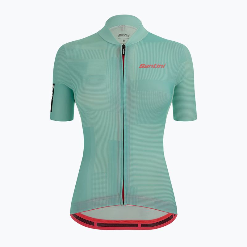 Santini Delta Kinetic women's cycling jersey blue 2S940L75DELTAKINEACS