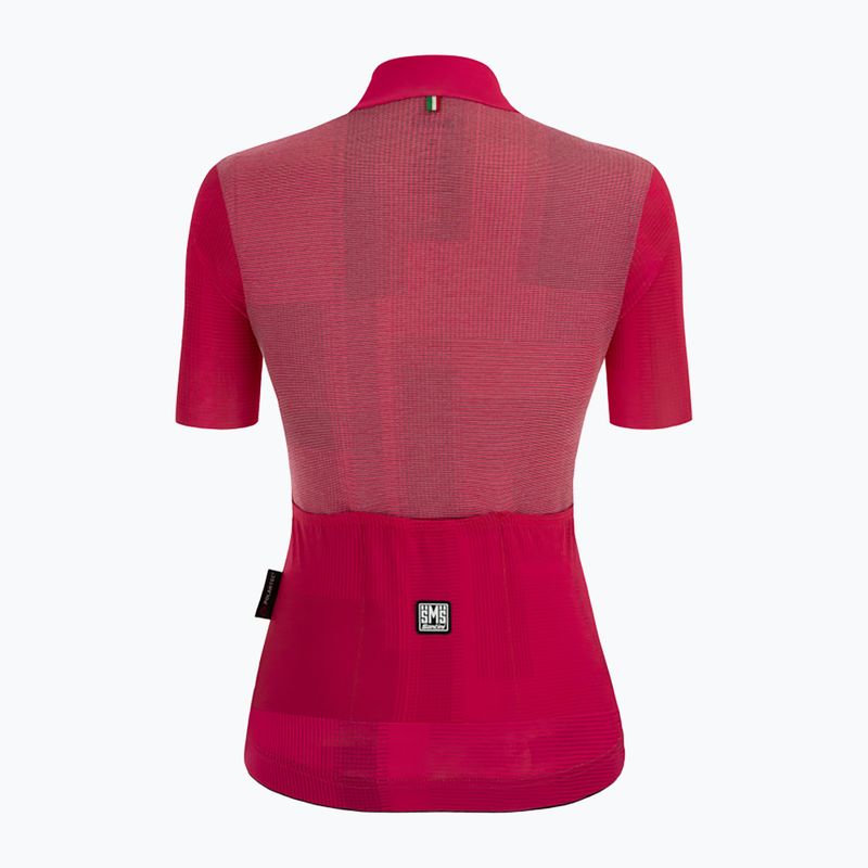 Santini Delta Kinetic women's cycling jersey pink 2S940L75DELTAKINELAS 2