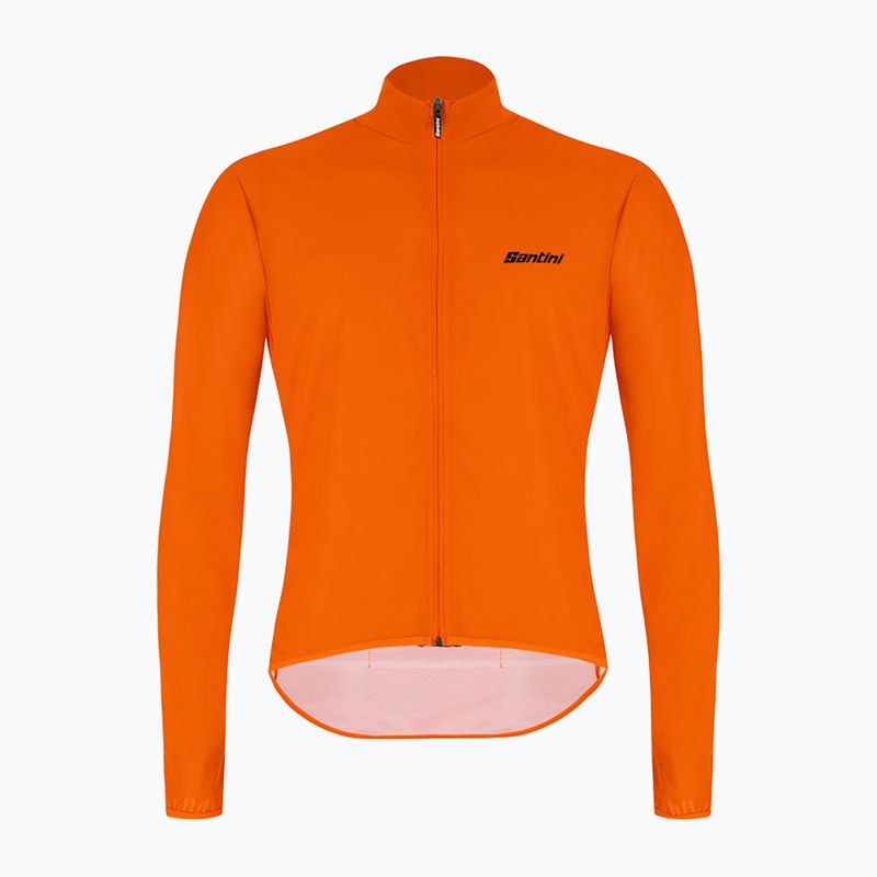 Santini Nebula Puro men's cycling jacket orange 2W33275NEBULPUROAFS 5