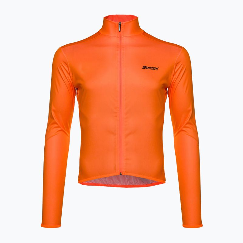 Santini Nebula Puro men's cycling jacket orange 2W33275NEBULPUROAFS