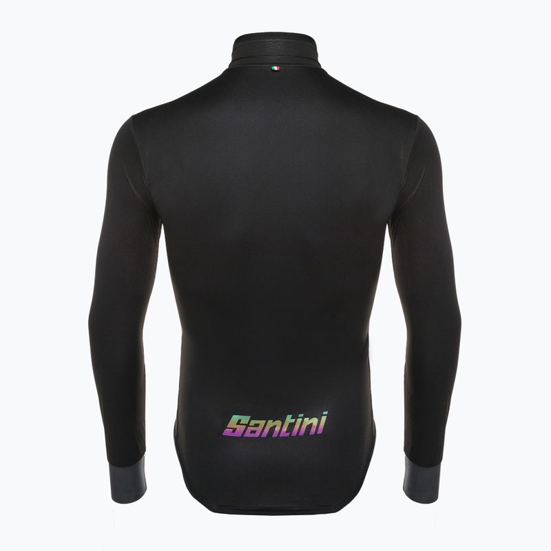 Santini Guard Nimbus men's cycling jacket black 2W52275GUARDNIMBNES 2