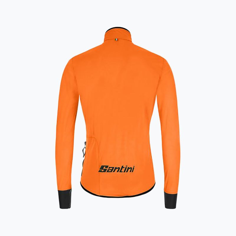 Santini Guard Nimbus men's cycling jacket orange 2W52275GUARDNIMB 7