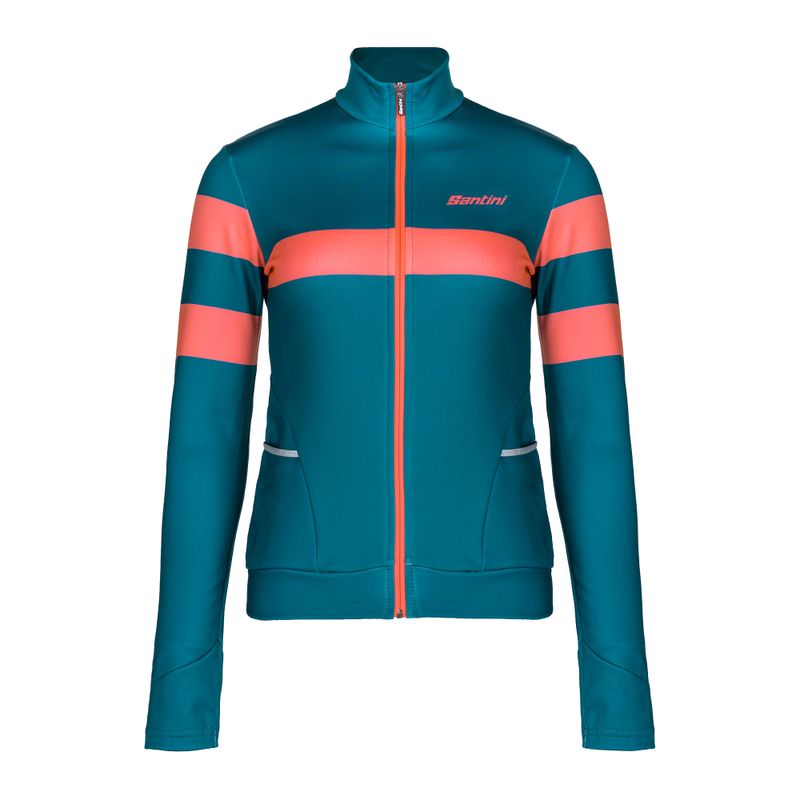 Women's cycling jacket Santini Coral Bengal green 2W216175CORALBENGTE