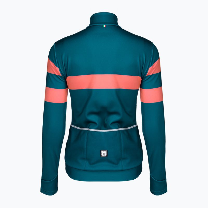 Women's cycling jacket Santini Coral Bengal green 2W216175CORALBENGTE 2