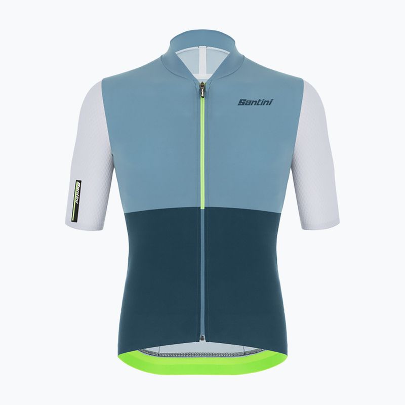 Santini Redux Istinto fluor green men's cycling jersey 2S94475REDUXISTIVFS