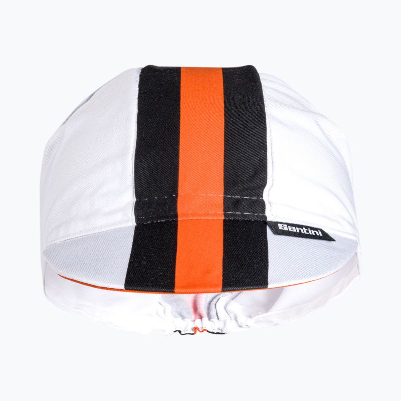Santini Bengal white under-helmet cycling cap 2S460COTBENGBIUNI 2