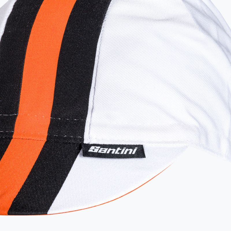 Santini Bengal white under-helmet cycling cap 2S460COTBENGBIUNI 7