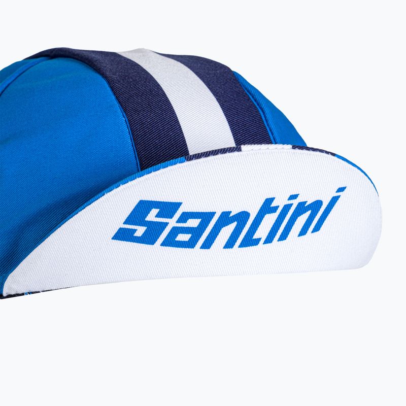 Santini Bengal blue under-helmet cycling cap 2S460COTBENGRYUNI 6