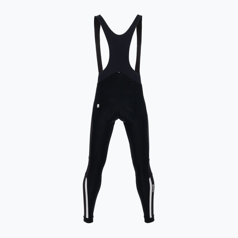 Men's Santini Guarn Nimbus Bib Tights black 3W1190GITGUARDNIMB cycling trousers 2