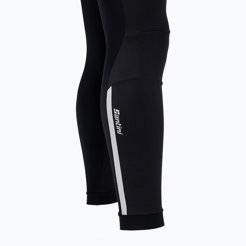 Men's Santini Guarn Nimbus Bib Tights black 3W1190GITGUARDNIMB cycling trousers 4