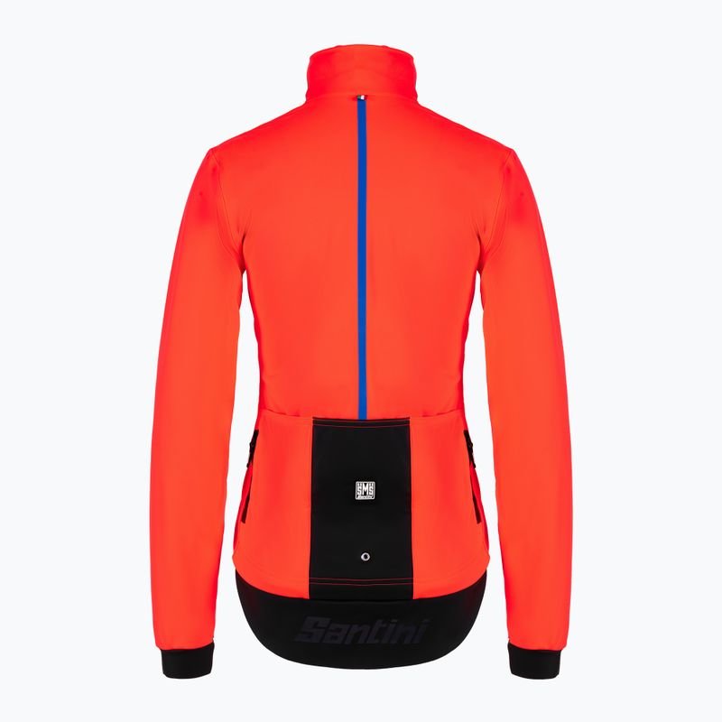 Women's cycling jacket Santini Vega Multi orange 3W508L75VEGAMULT 2