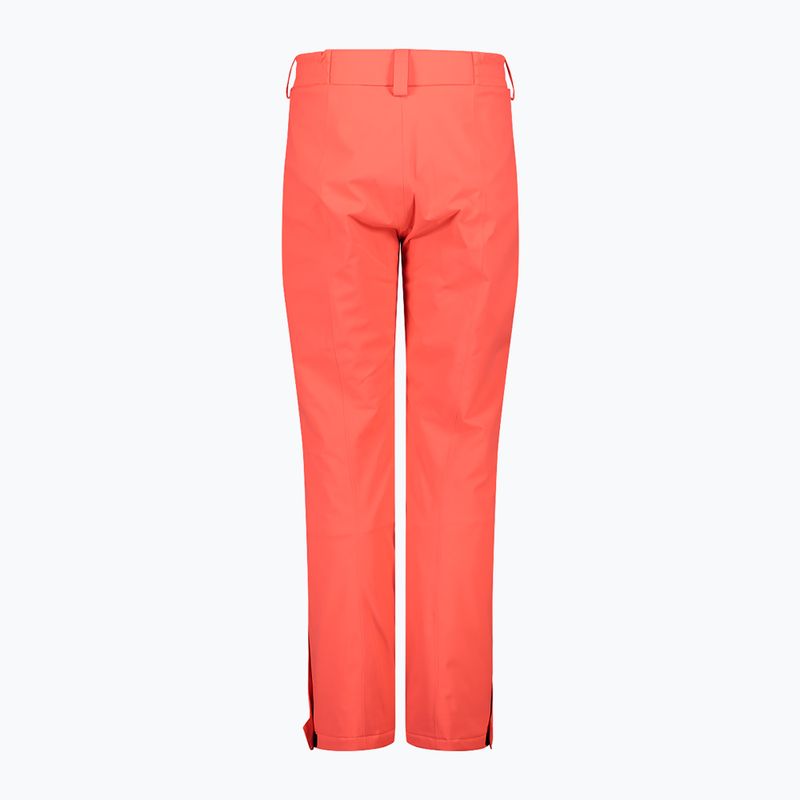 Women's ski trousers CMP 3W20636 red fluo 2