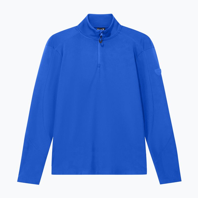 Men's ski sweatshirt EA7 Emporio Armani Pure Powerstretch T-Top Half Zip new royal 6