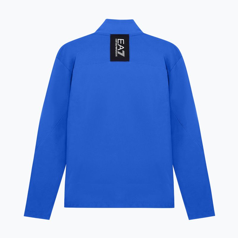 Men's ski sweatshirt EA7 Emporio Armani Pure Powerstretch T-Top Half Zip new royal 7