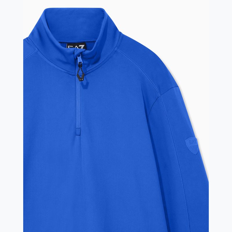 Men's ski sweatshirt EA7 Emporio Armani Pure Powerstretch T-Top Half Zip new royal 8