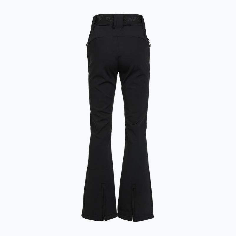 Women's ski trousers EA7 Emporio Armani Pure Softshell Waisted black 2