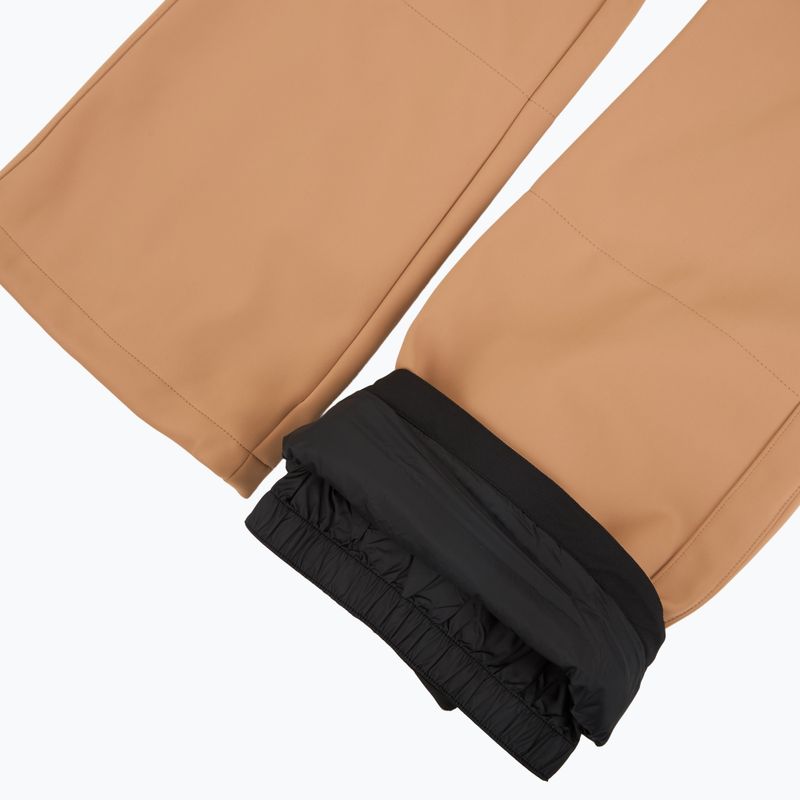 Women's ski trousers EA7 Emporio Armani Pure Softshell Waisted mocha mousse 5