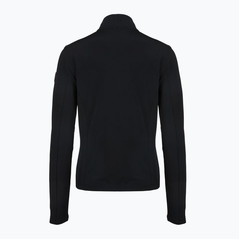 Women's ski sweatshirt EA7 Emporio Armani Pure Powerstretch T-Top Half Zip black 2