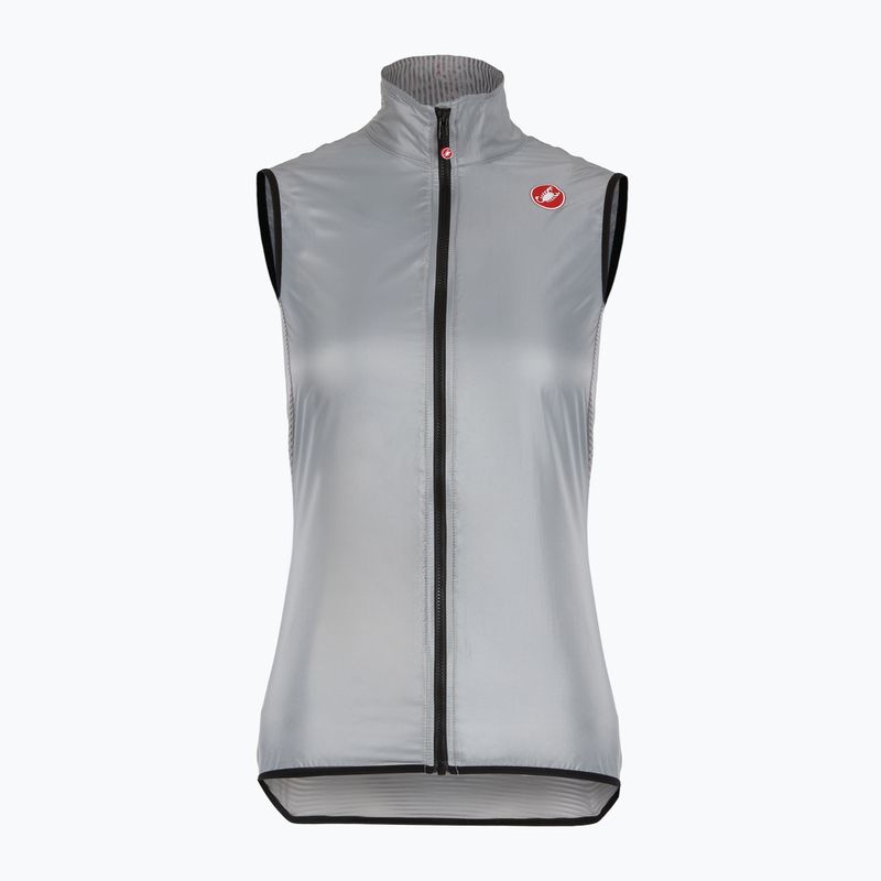 Women's cycling waistcoat Castelli Aria W silver gray