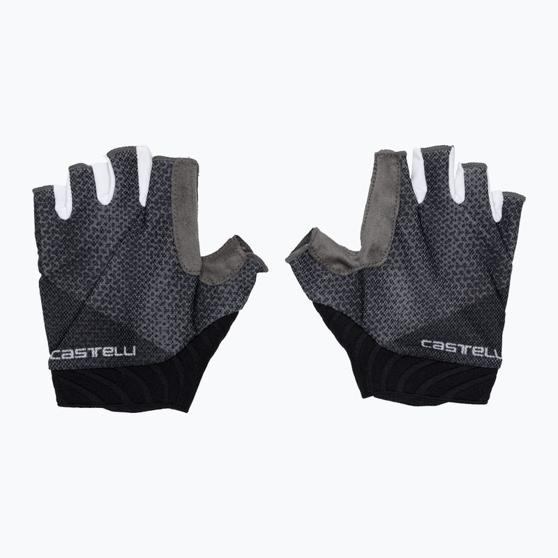 Women's cycling gloves Castelli Roubaix Gel 2 light black 3