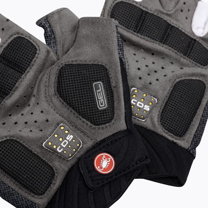 Women's cycling gloves Castelli Roubaix Gel 2 light black 4