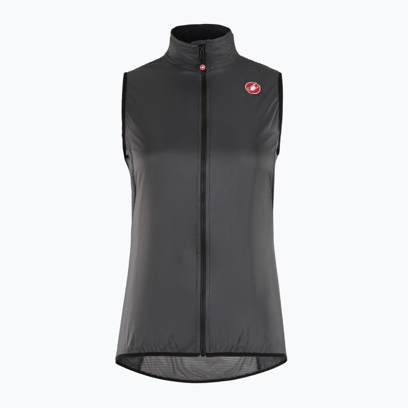 Women's cycling vest Castelli Aria W dark gray