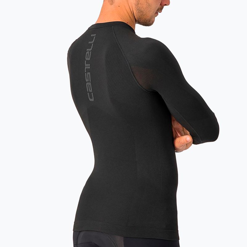 Men's cycling longsleeve Castelli Core Seamless Base Layer black 4
