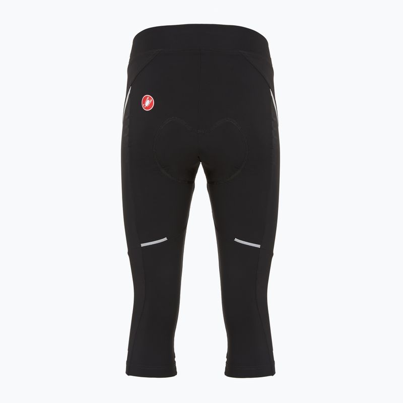 Women's Castelli Velocissima 3 Knicker W black/silver cycling shorts 2