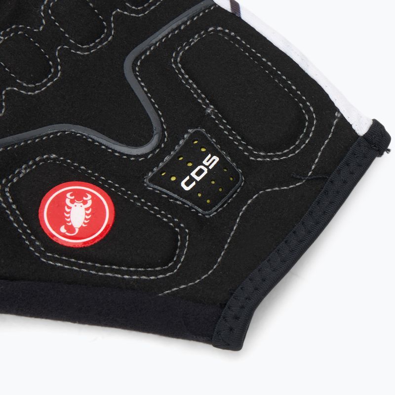 Women's cycling gloves Castelli Dolcissima 2 ivory/dark gray/silver gray 4