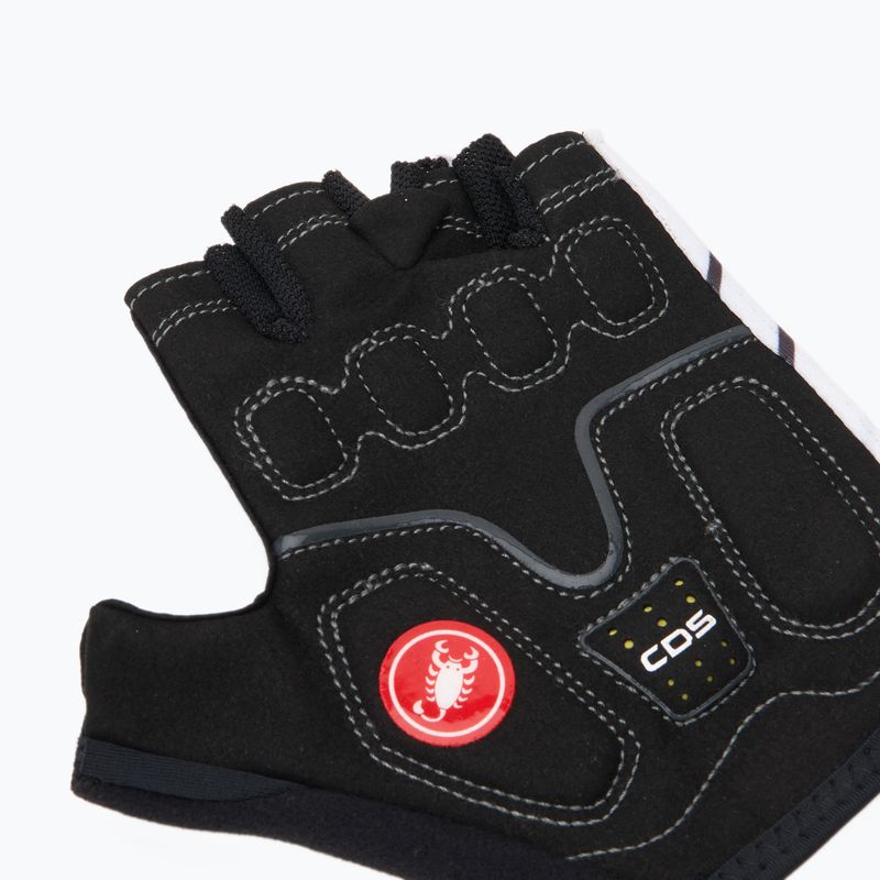 Women's cycling gloves Castelli Dolcissima 2 ivory/dark gray/silver gray 6