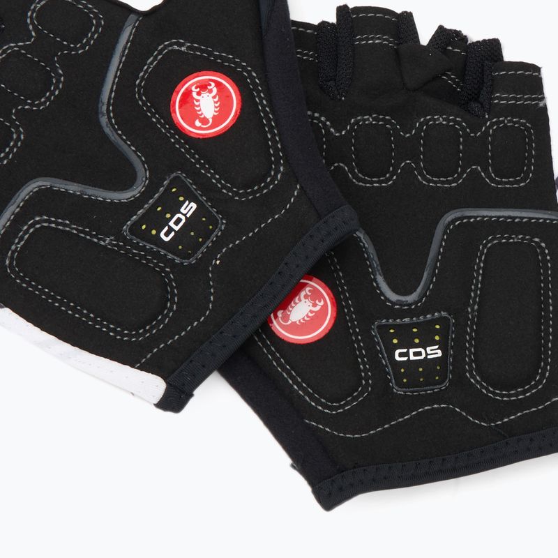 Women's cycling gloves Castelli Dolcissima 2 ivory/dark gray/silver gray 7