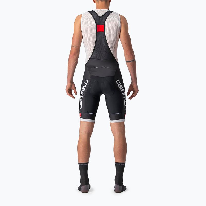 Men's Castelli Competizione Kit black/silver gray cycling shorts 2