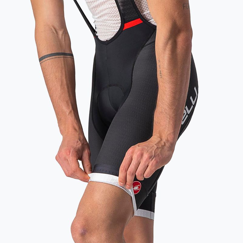 Men's Castelli Competizione Kit black/silver gray cycling shorts 6