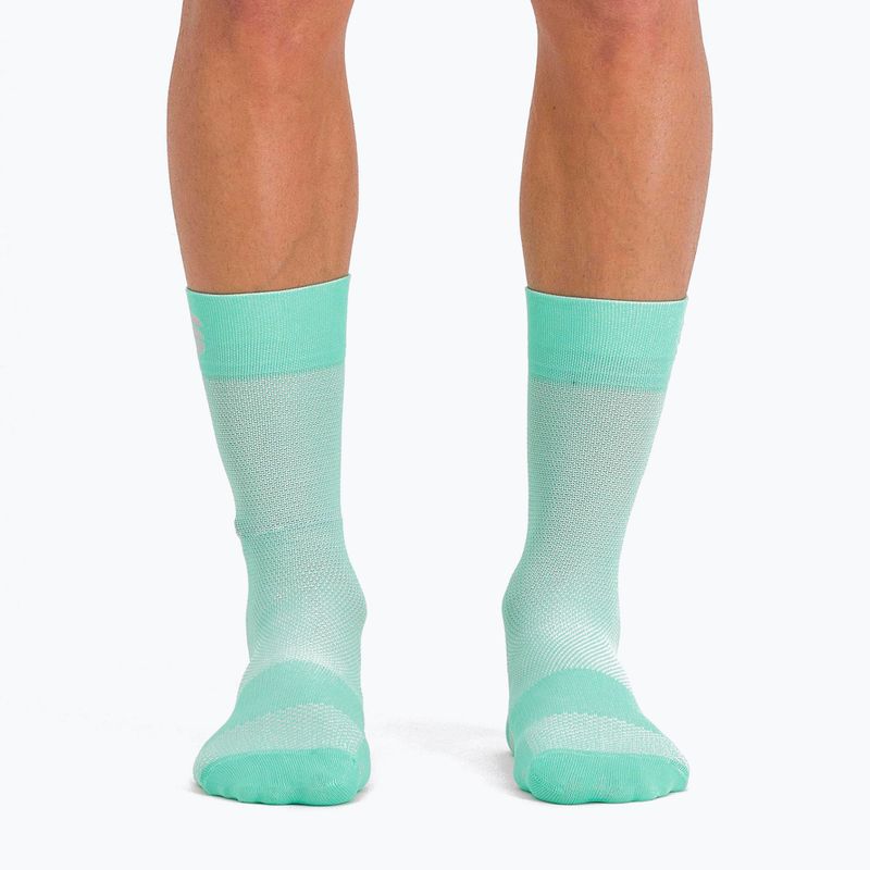 Sportful Matchy green women's cycling socks 1121053.307