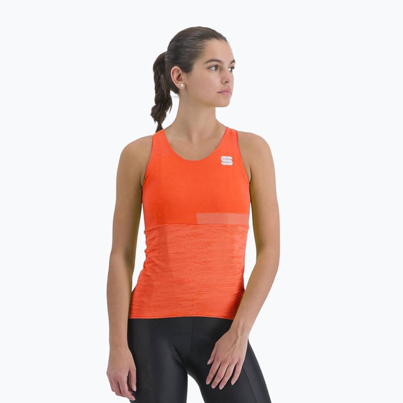 Women's cycling jersey Sportful Giara Top orange 1121028.117