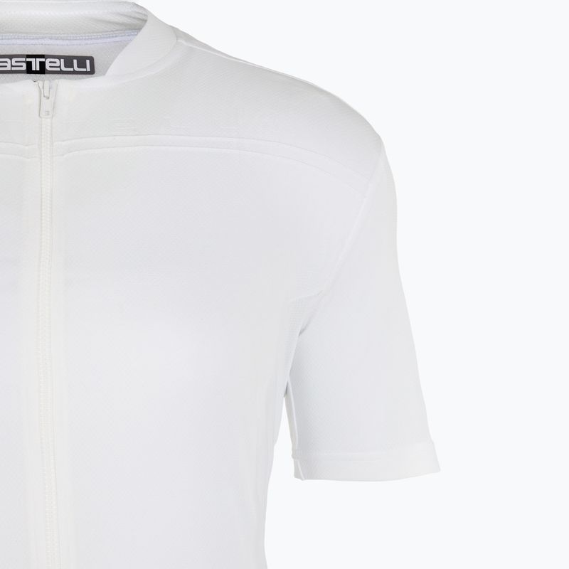 Women's cycling jersey Castelli Anima 4 ivory 4