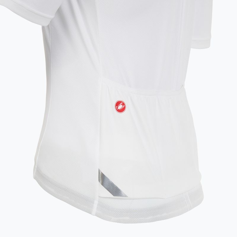 Women's cycling jersey Castelli Anima 4 ivory 5