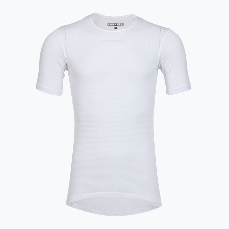 Men's cycling base layer Castelli Pro Mesh 2.0 white