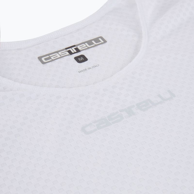 Men's cycling base layer Castelli Pro Mesh 2.0 white 3
