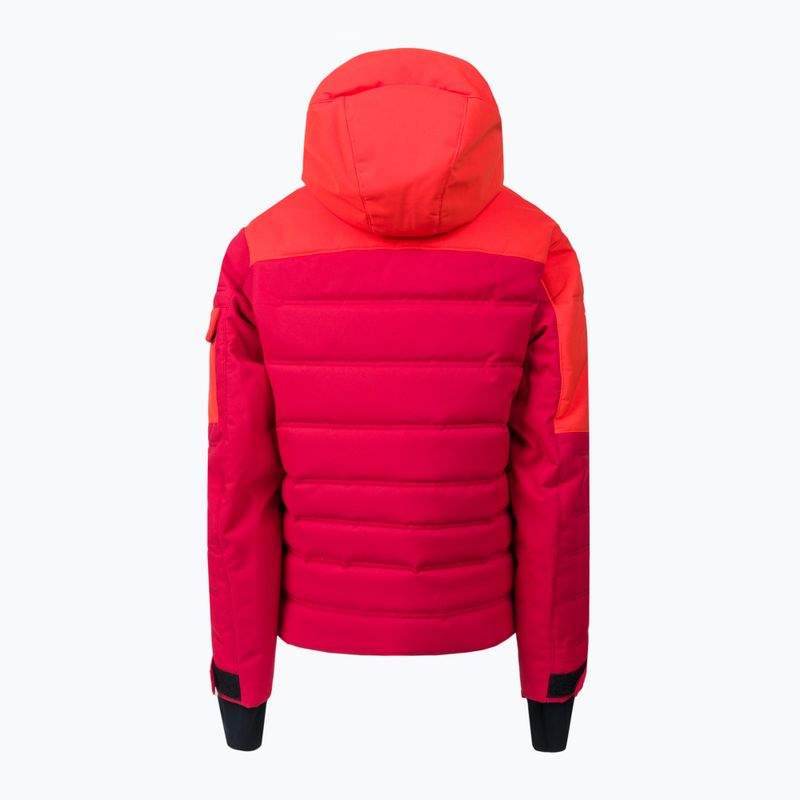 Children's ski jacket Dainese Ribbo Padding cherry tomato/chili pepper 2