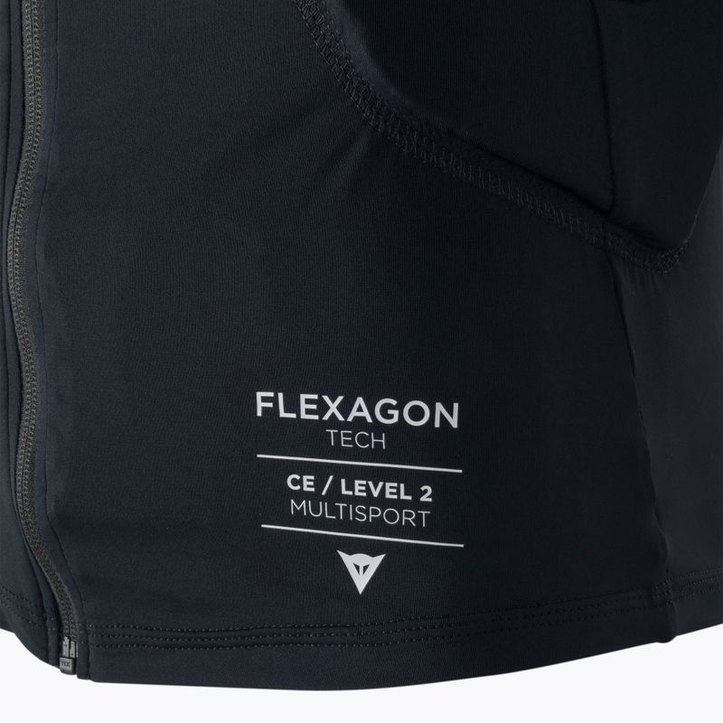 Men's protective waistcoat Dainese Flexagon Waistcoat stretch limo/stretch limo 3