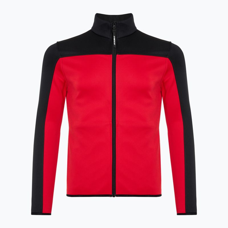 Men's ski sweatshirt Dainese Espera Full Zip Mid racing red