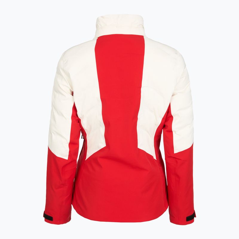 Women's ski jacket Dainese Zives Aerosense-Dry lily white/racing red 8
