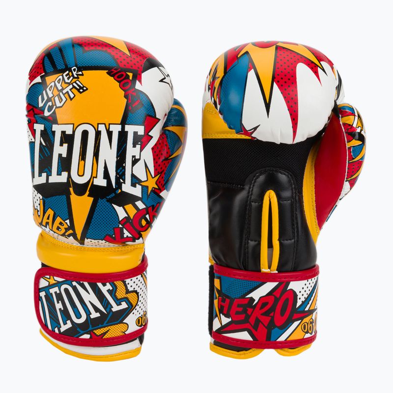 LEONE 1947 Hero coloured children's boxing gloves GN400J 3