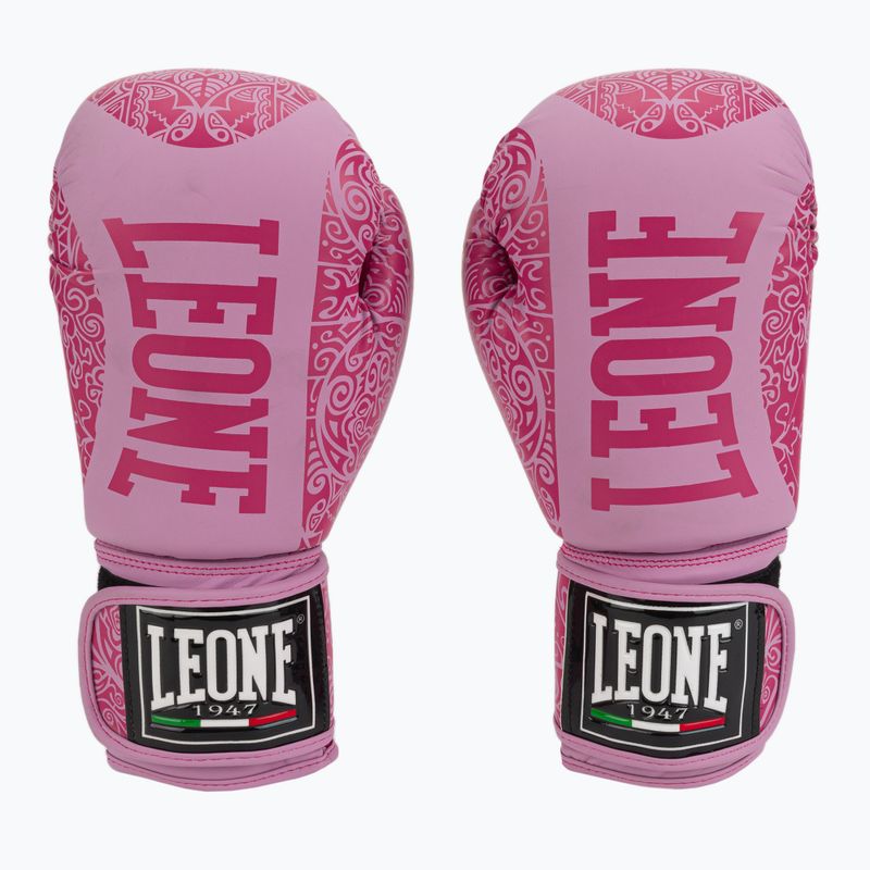 LEONE 1947 Maori pink boxing gloves GN070