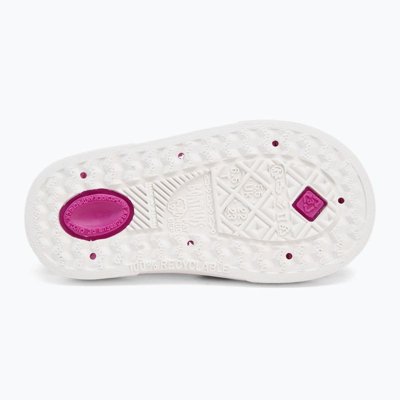 BOATILUS Bioty fuxia/white children's sandals 4