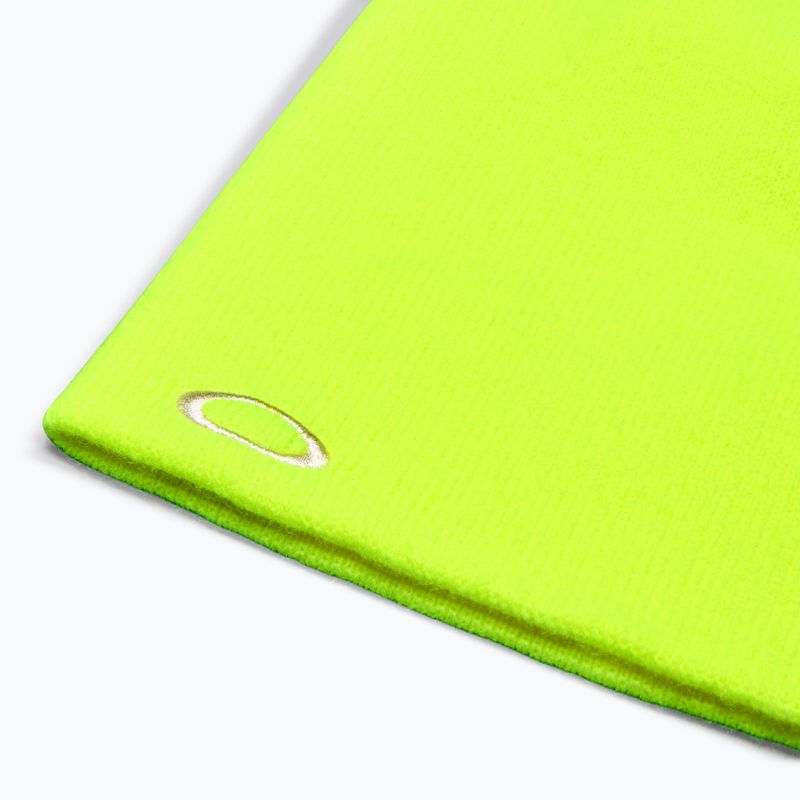 Winter hat Oakley Fine Knit neon yellow 3
